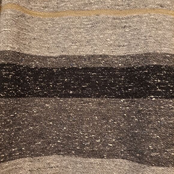 Mormaii Wetsuits vintage full zip shirt jacket shacket coat gray stripe unisex L - Picture 8 of 10